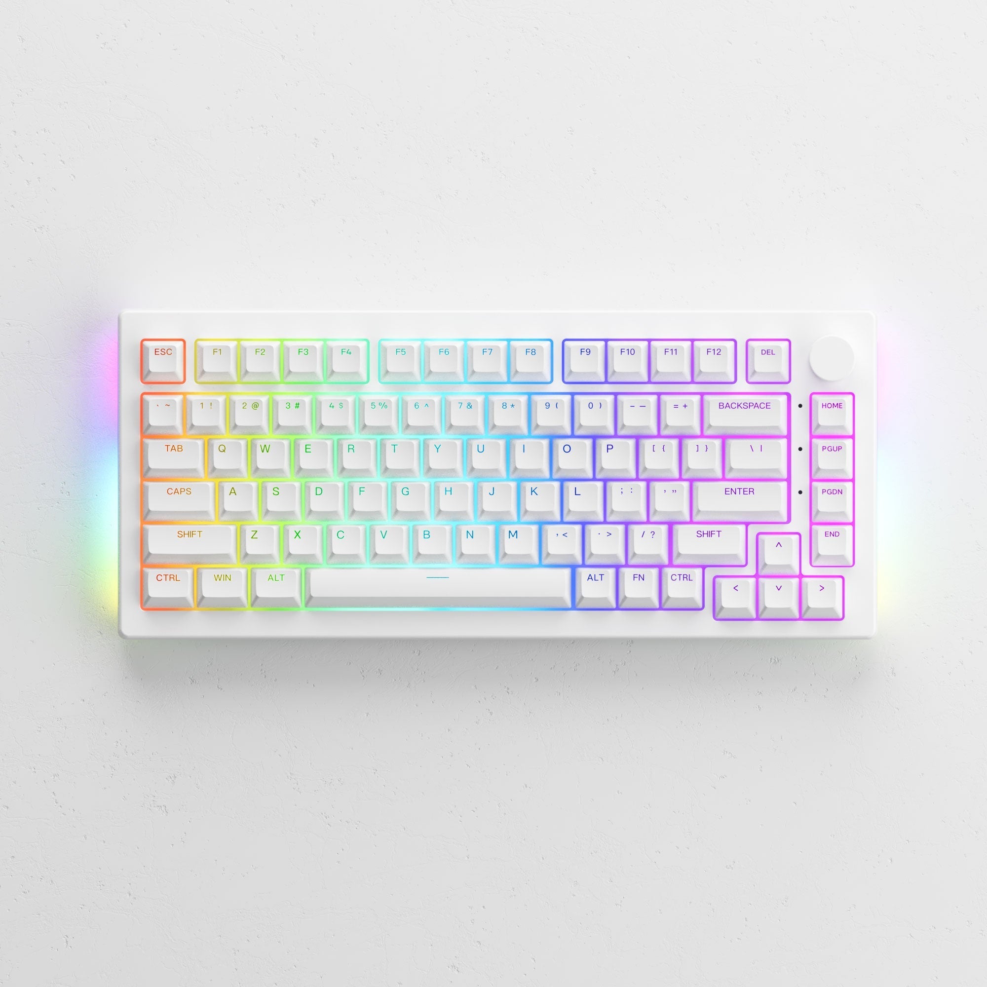 Akko 5075S Shine Through (ANSI) (White) – InputGear DE