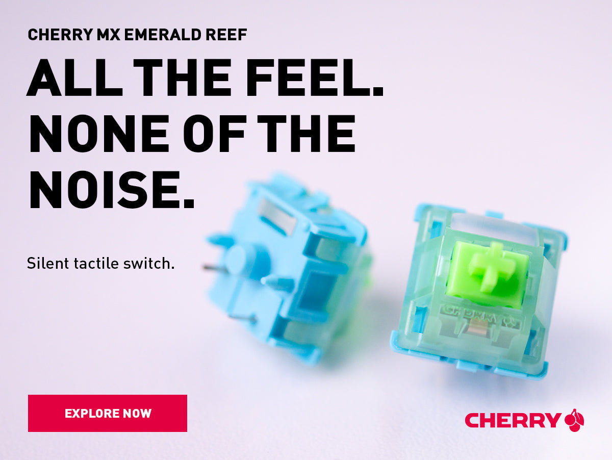 Cherry MX Emerald Reef Schalter grüner Stößel
