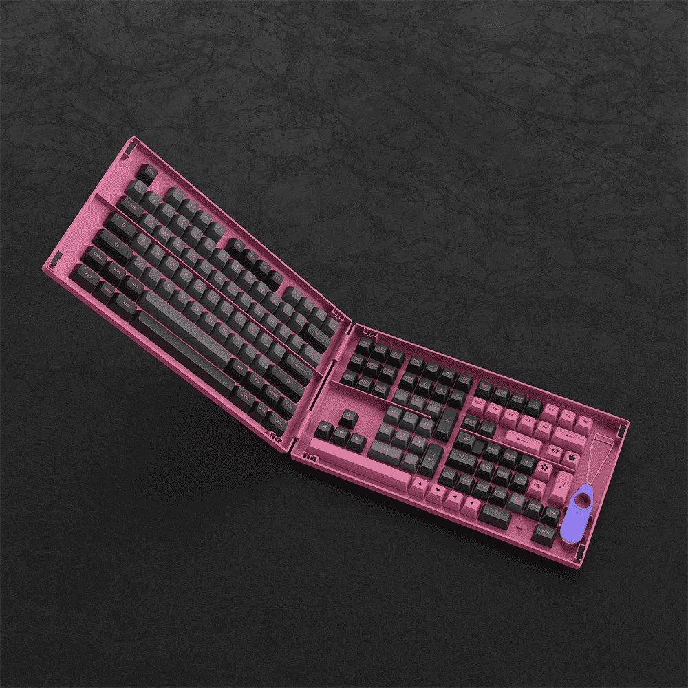 Akko Black &amp; Rose ASA Keycap Set