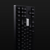 PBTFans White on Black Keycap Set