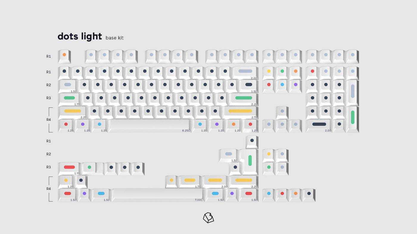 GMK Dots R2 (Light) Base Kit