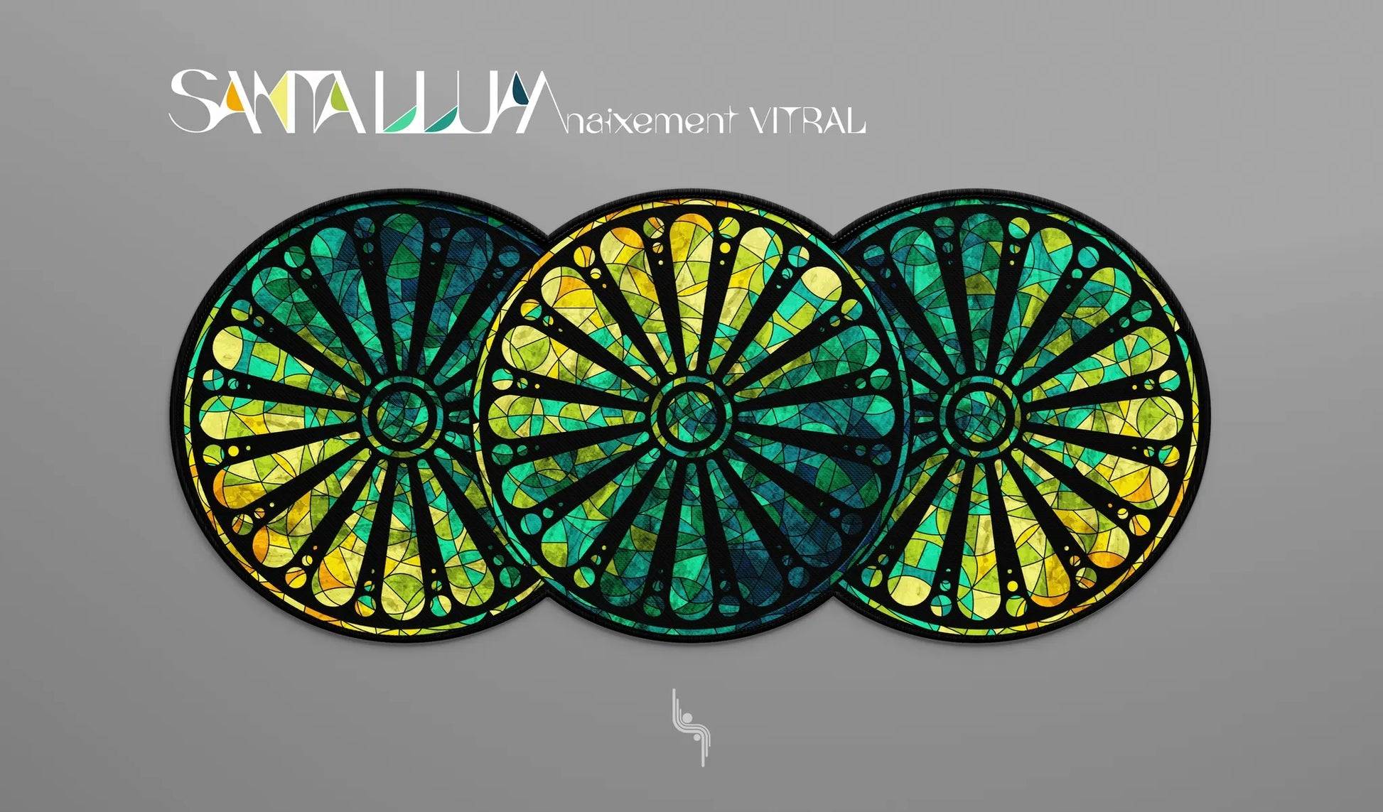 Santa LLum (Vitral Naixement) Deskmat