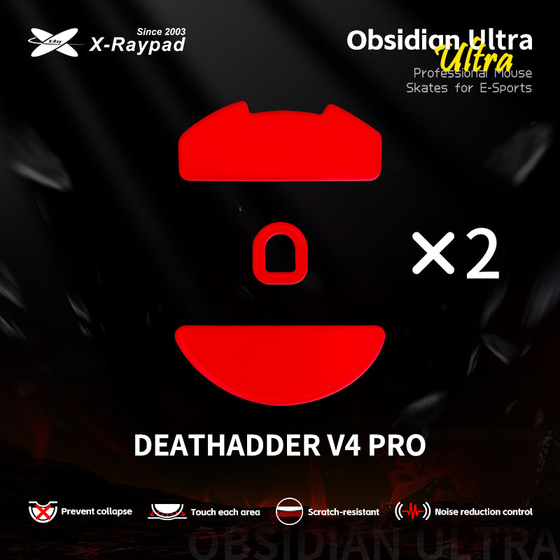 X-Raypad Obsidian Ultra Mouse Skates
