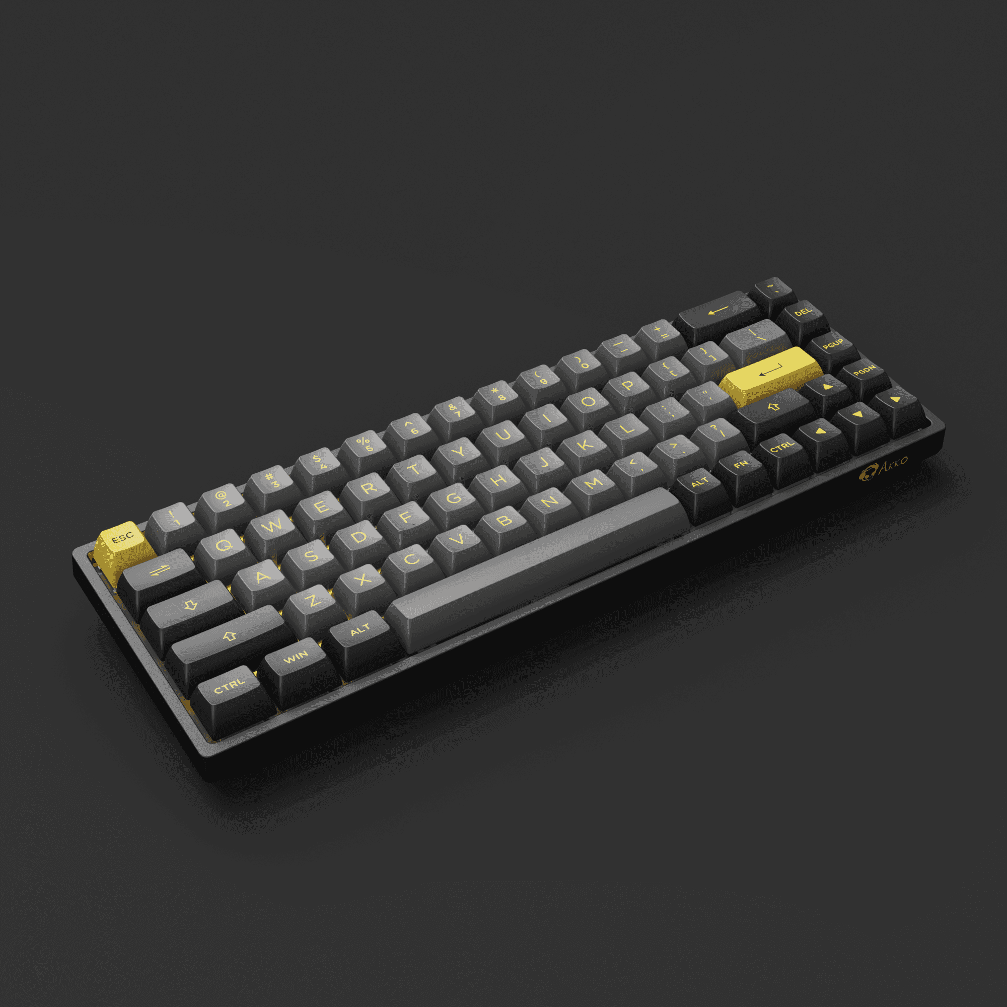 Akko 3068B Plus (Black & Gold) Keyboard - InputGear DE