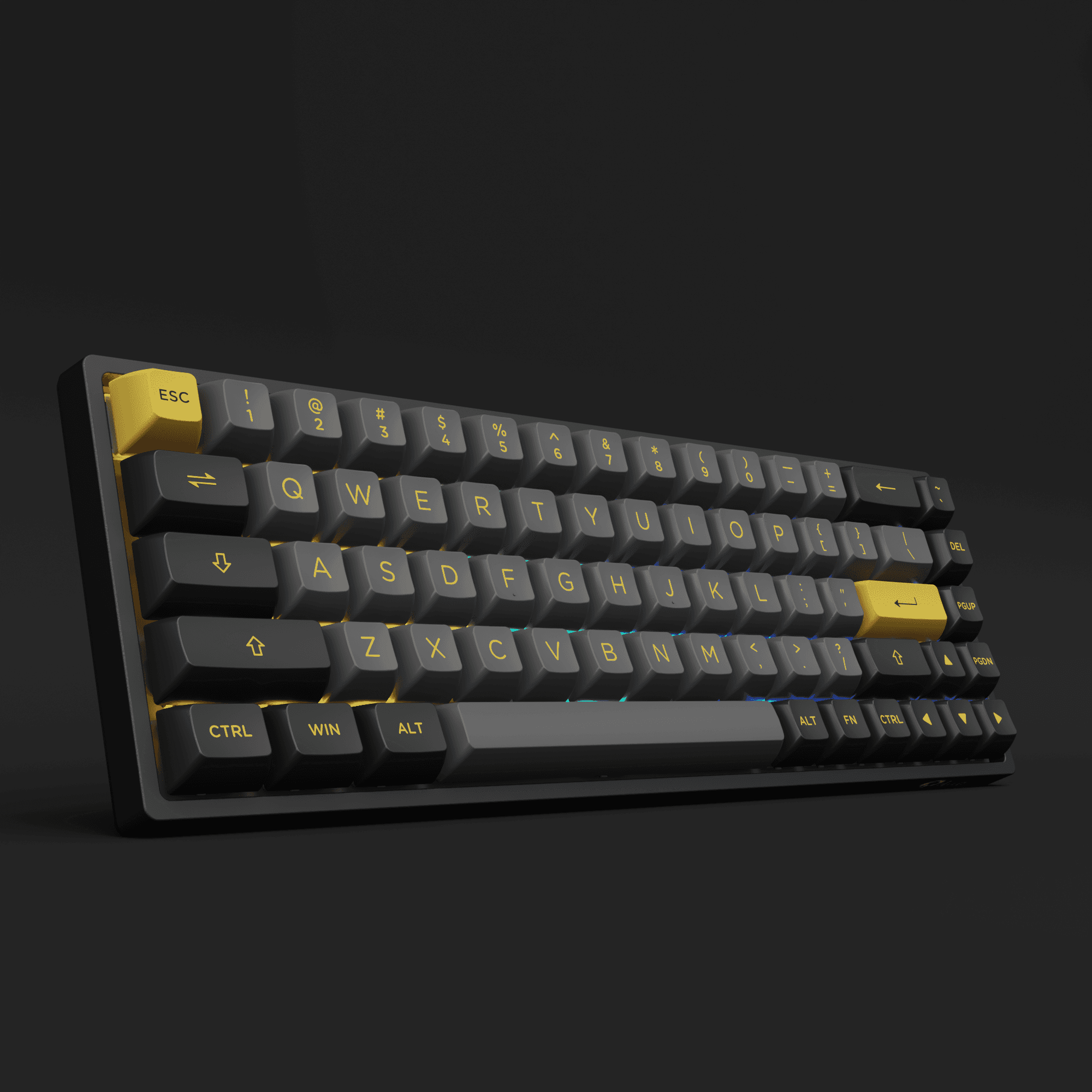 Akko 3068B Plus (Black & Gold) Keyboard - InputGear DE