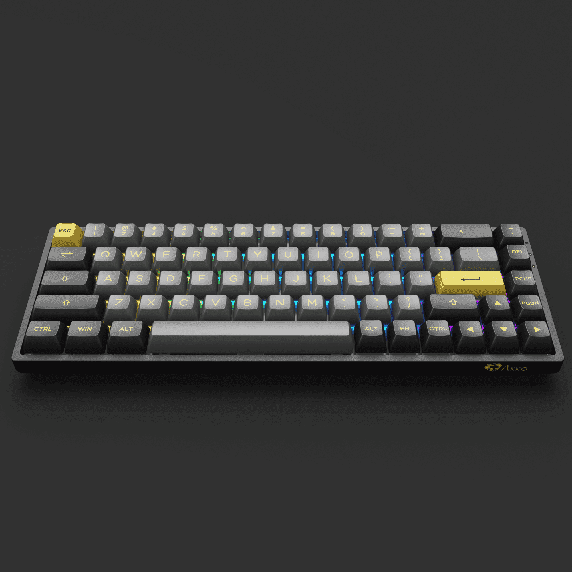 Akko 3068B Plus (Black & Gold) Keyboard - InputGear DE