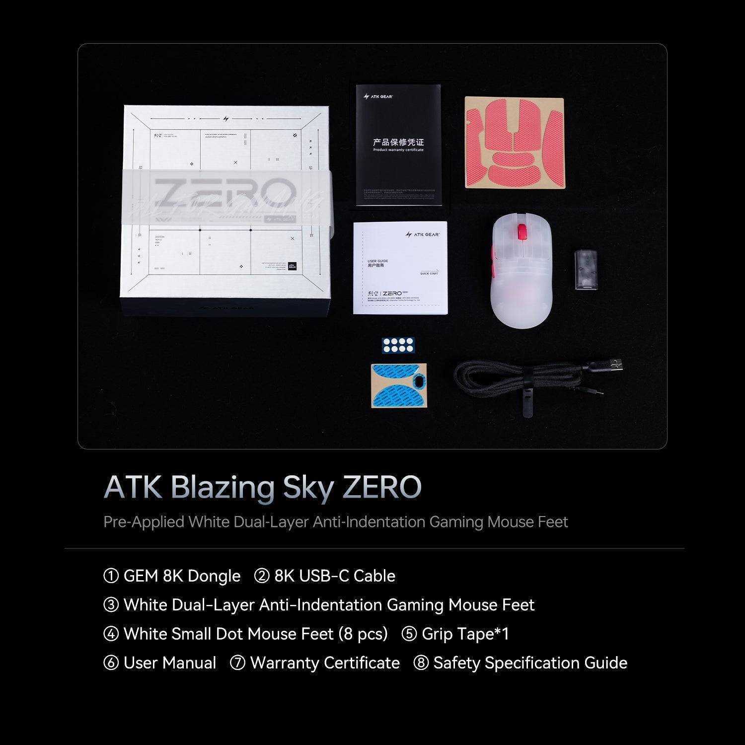 ATK ZERO (Pearl Blue) Gaming Mouse - InputGear DE