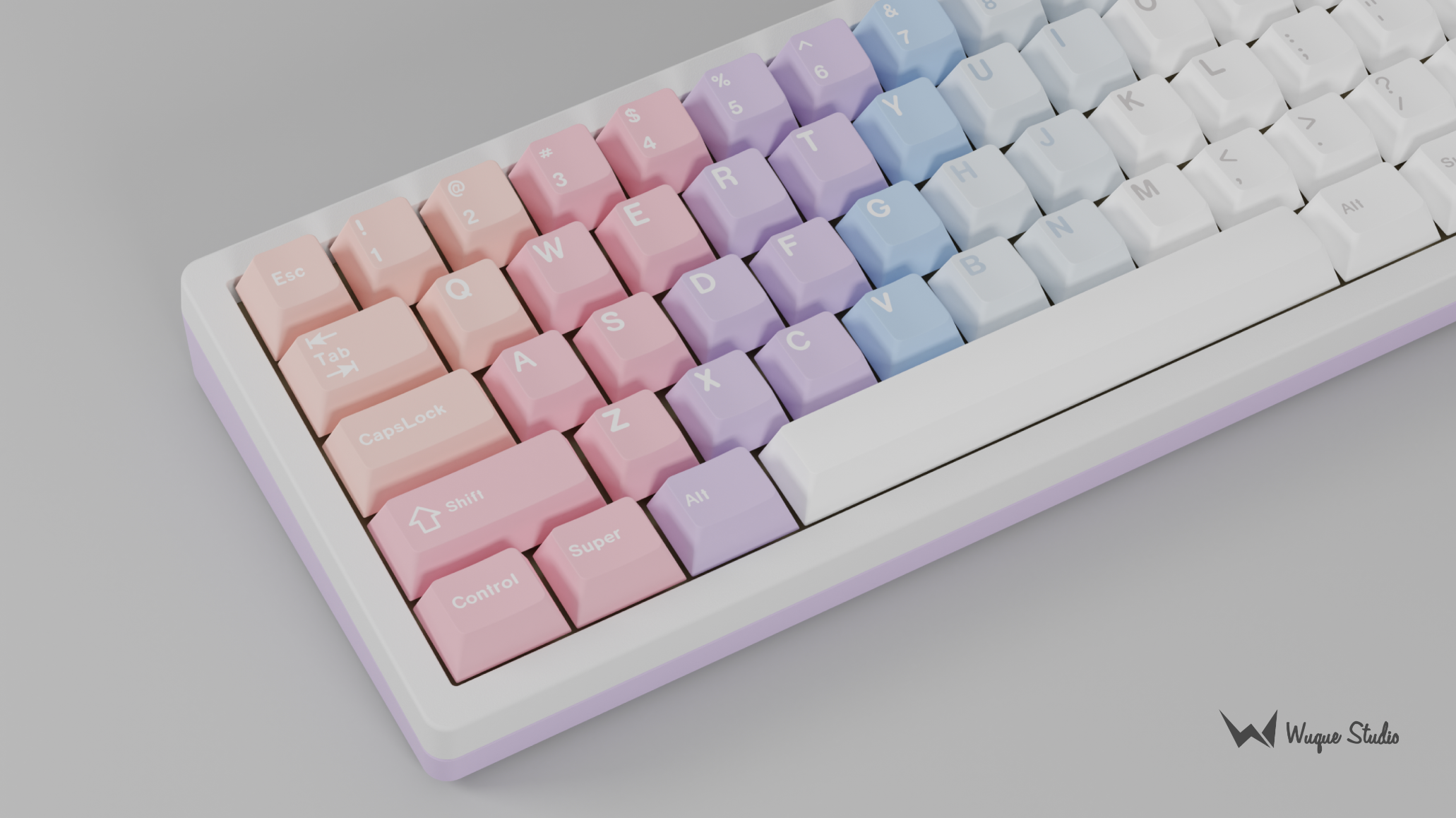 Wuque Ikki68 Aurora x Dreamscape Keyboard Kit