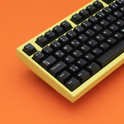 CK PBT White on Black (ISO-DE) Keycap Set - InputGear DE