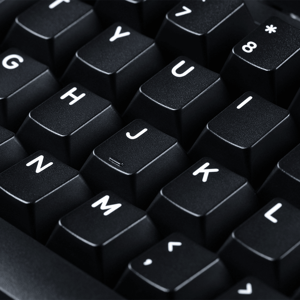 DCX White on Black Keycap Set - InputGear DE