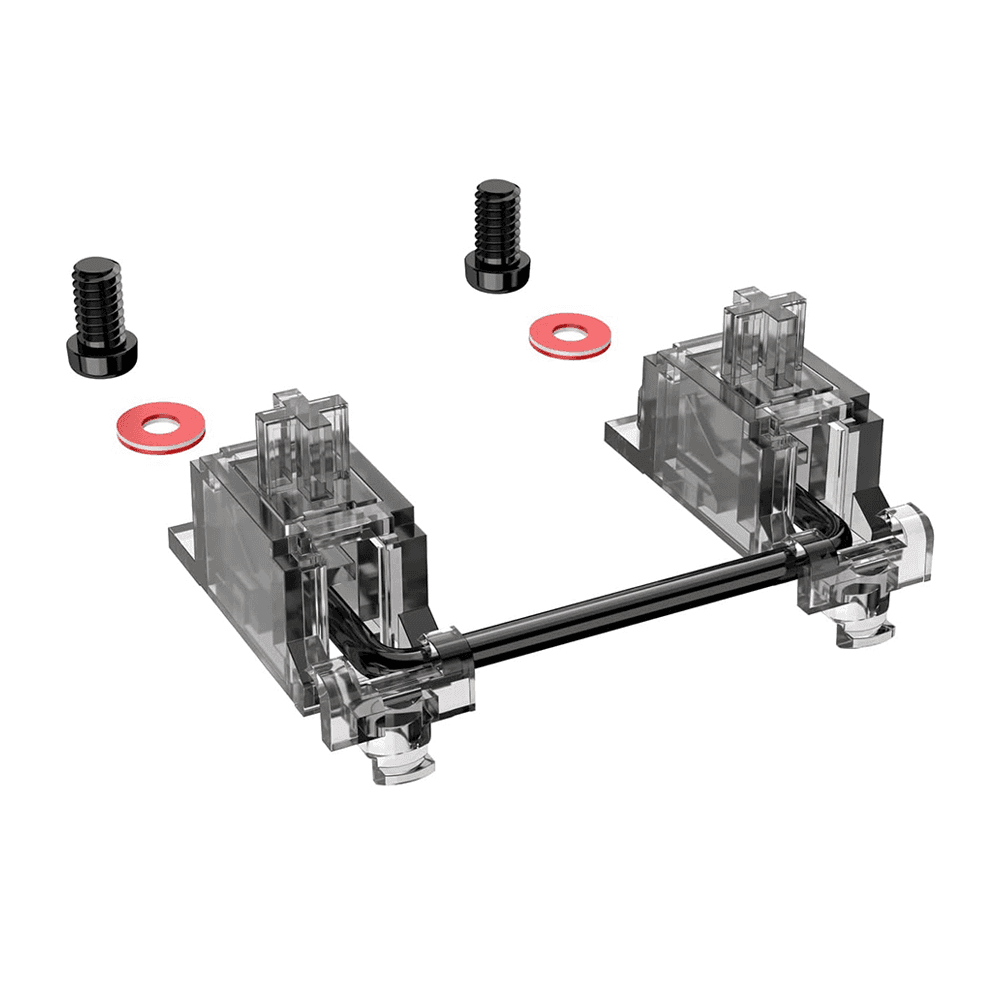 Durock Screw-In Stabilisers V3 Smokey Black - InputGear DE