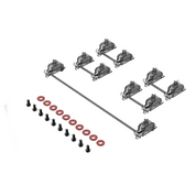 Durock Screw-In Stabilisers V3 Smokey Black - InputGear DE