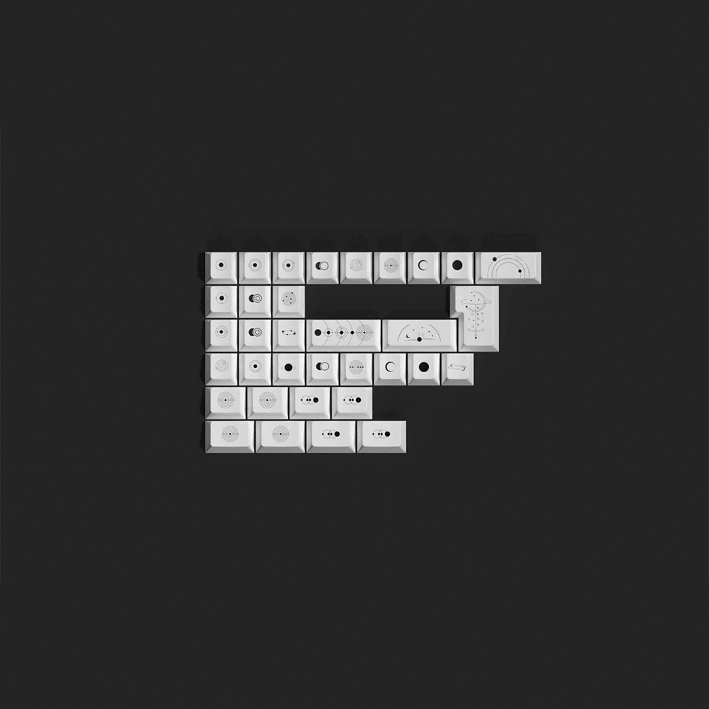ele.works Galaxy Alpha Centauri Keycap Set - InputGear DE