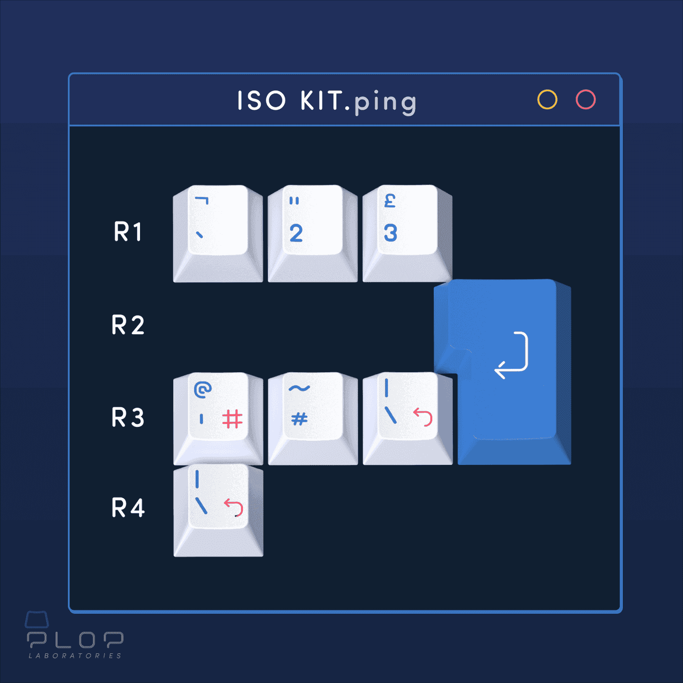 EPBT Ping Keycap Set - InputGear DE