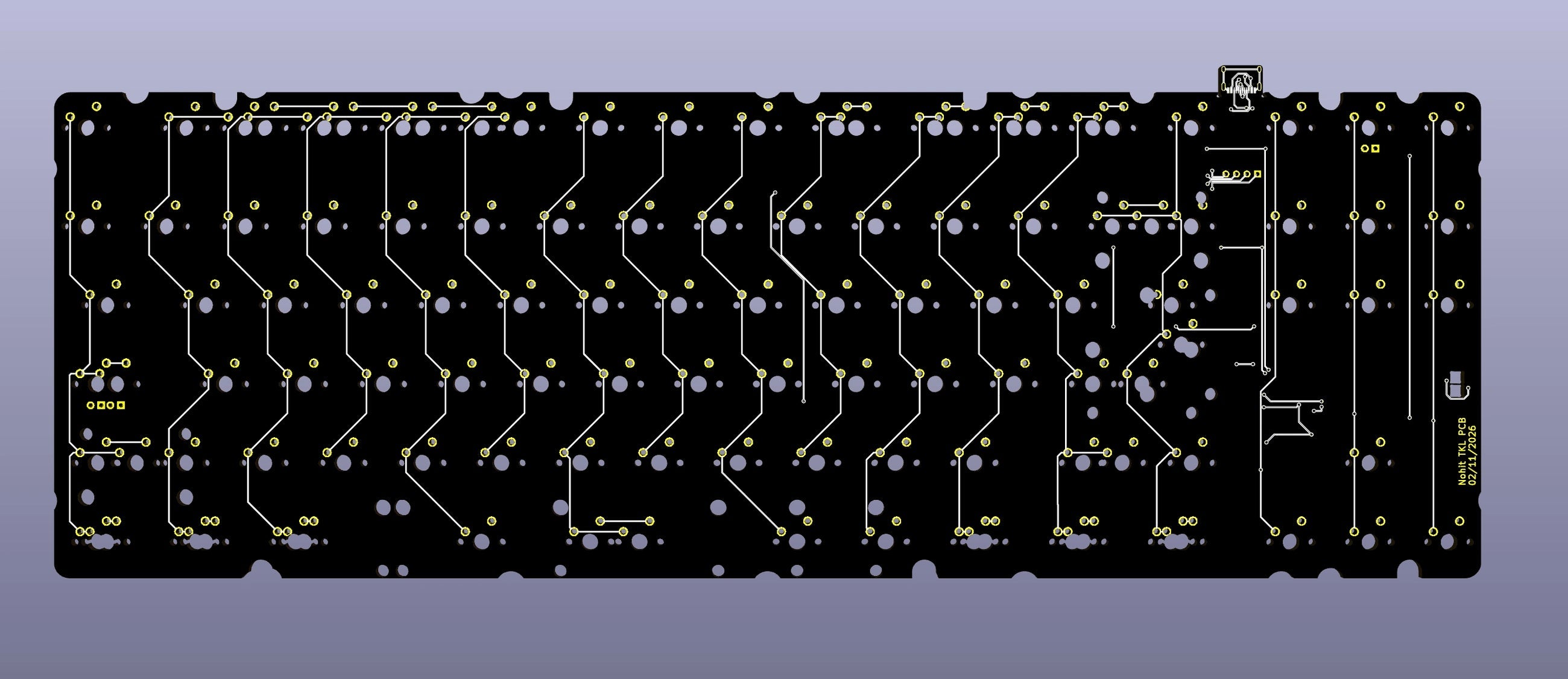 Mohit H87/H88 TKL PCB