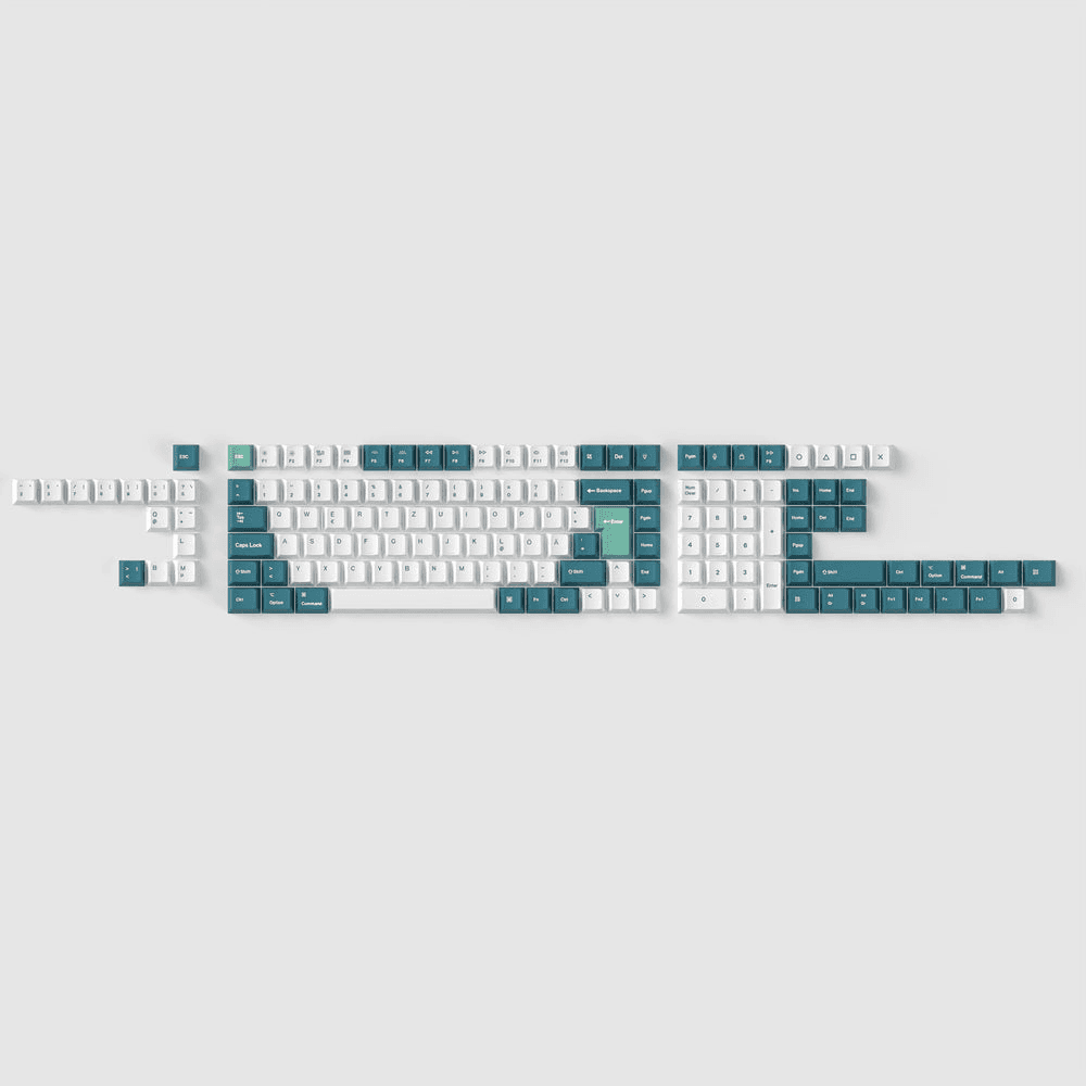Keychron White Mint (ISO - DE) Keycap Set - InputGear DE