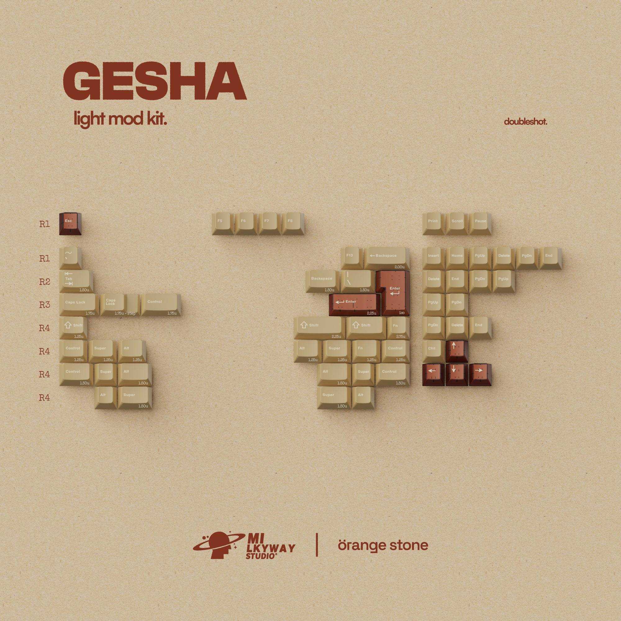 MW Gesha Keycap Set - InputGear DE