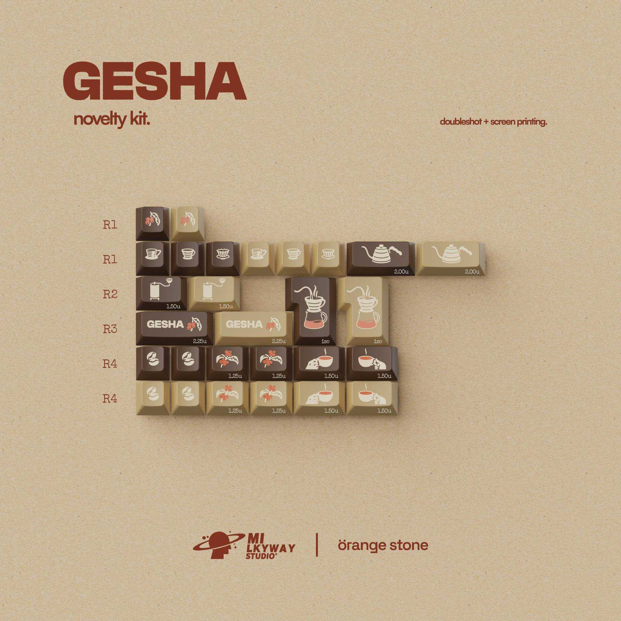 MW Gesha Keycap Set - InputGear DE