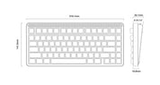 Nuphy Node75 High-Profile White (ANSI) - InputGear DE