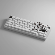 PBTFans Black on White Keycap Set - InputGear DE