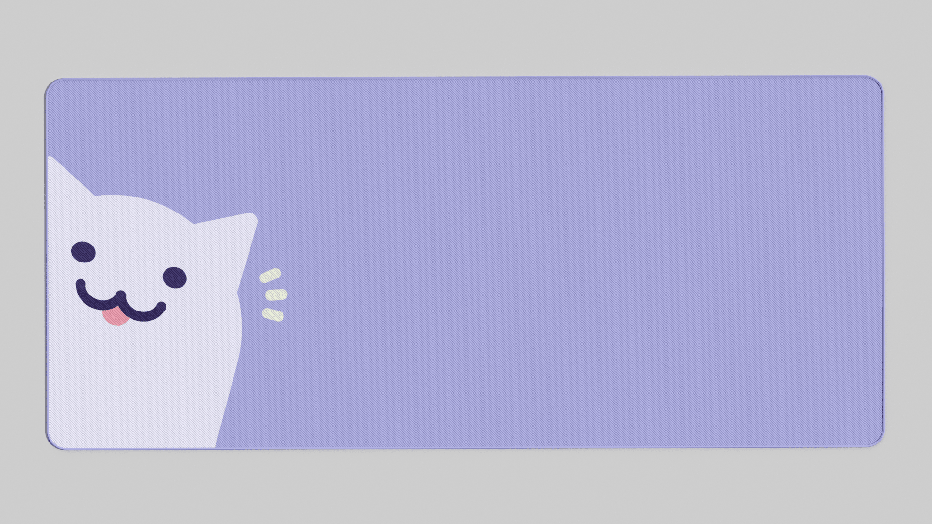 Purple-Ish (Cat) Deskmat - InputGear DE