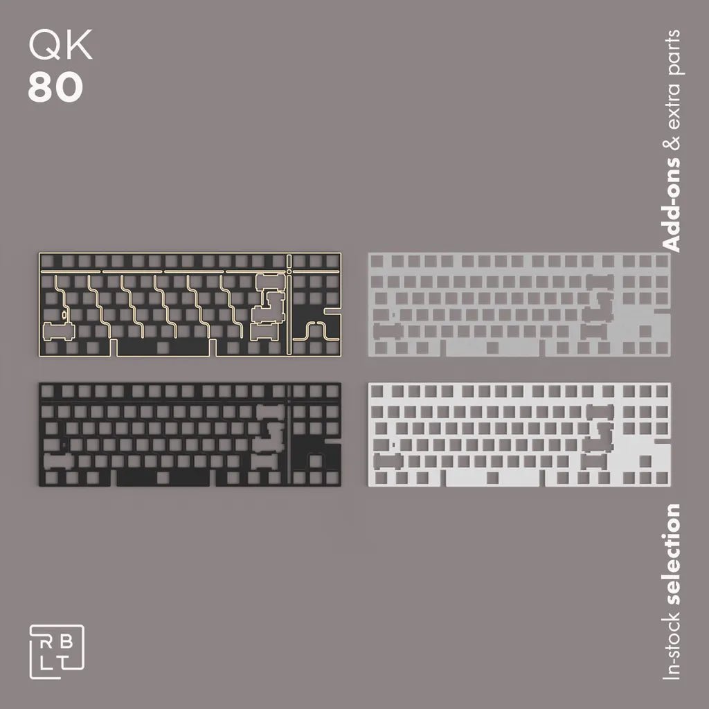 QK80 Replacement Components for Original QK80 Keyboards - InputGear DE
