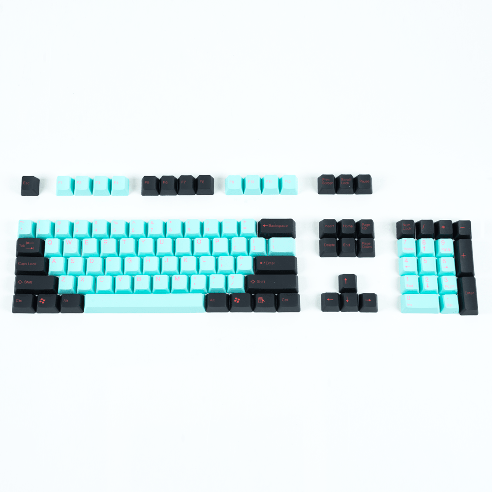 Tai-Hao Black Miami (ANSI) Keycap Set - InputGear DE