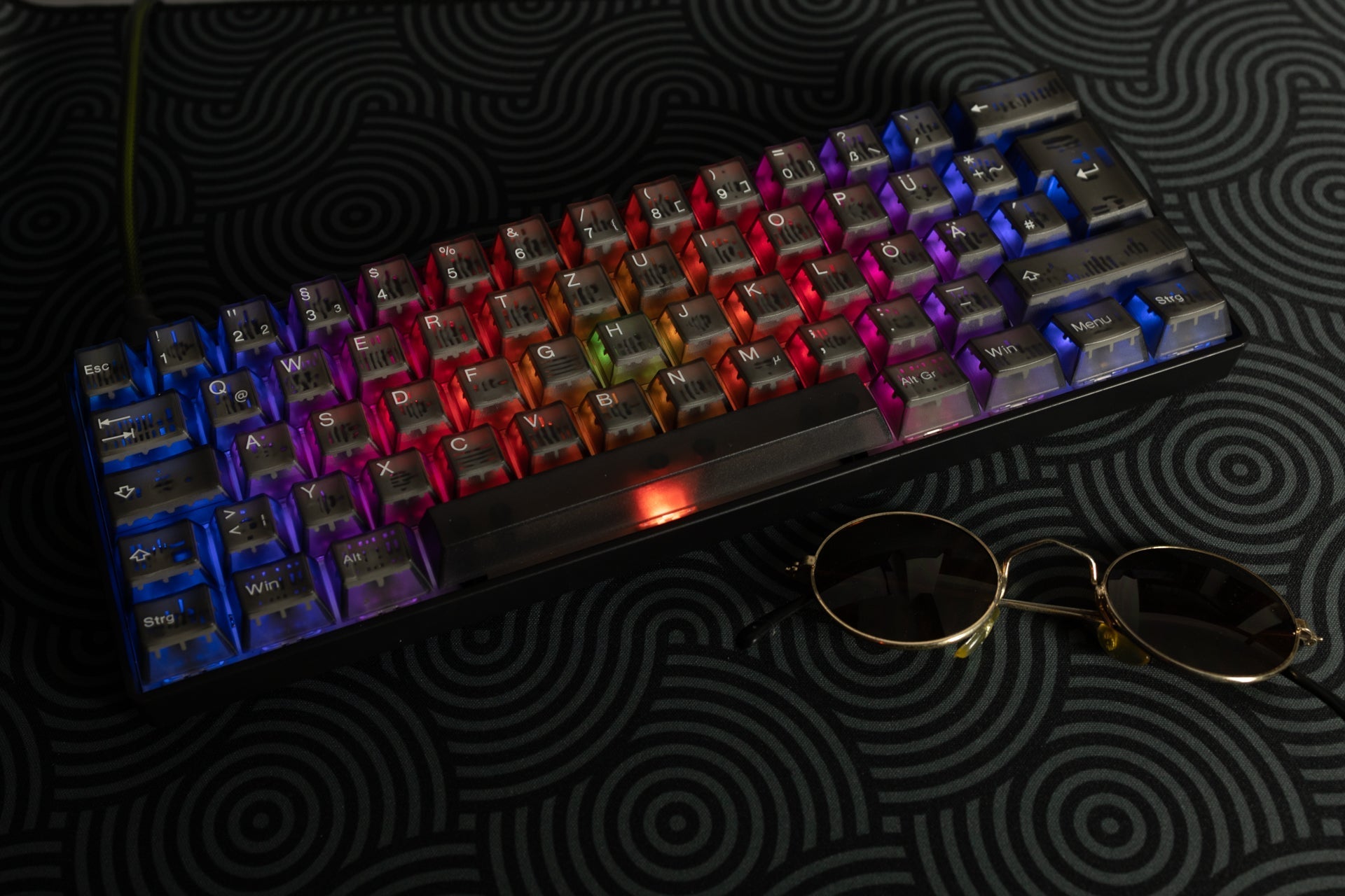 Tai-Hao Smoky Quartz (ISO-DE) Keycap Set - InputGear DE