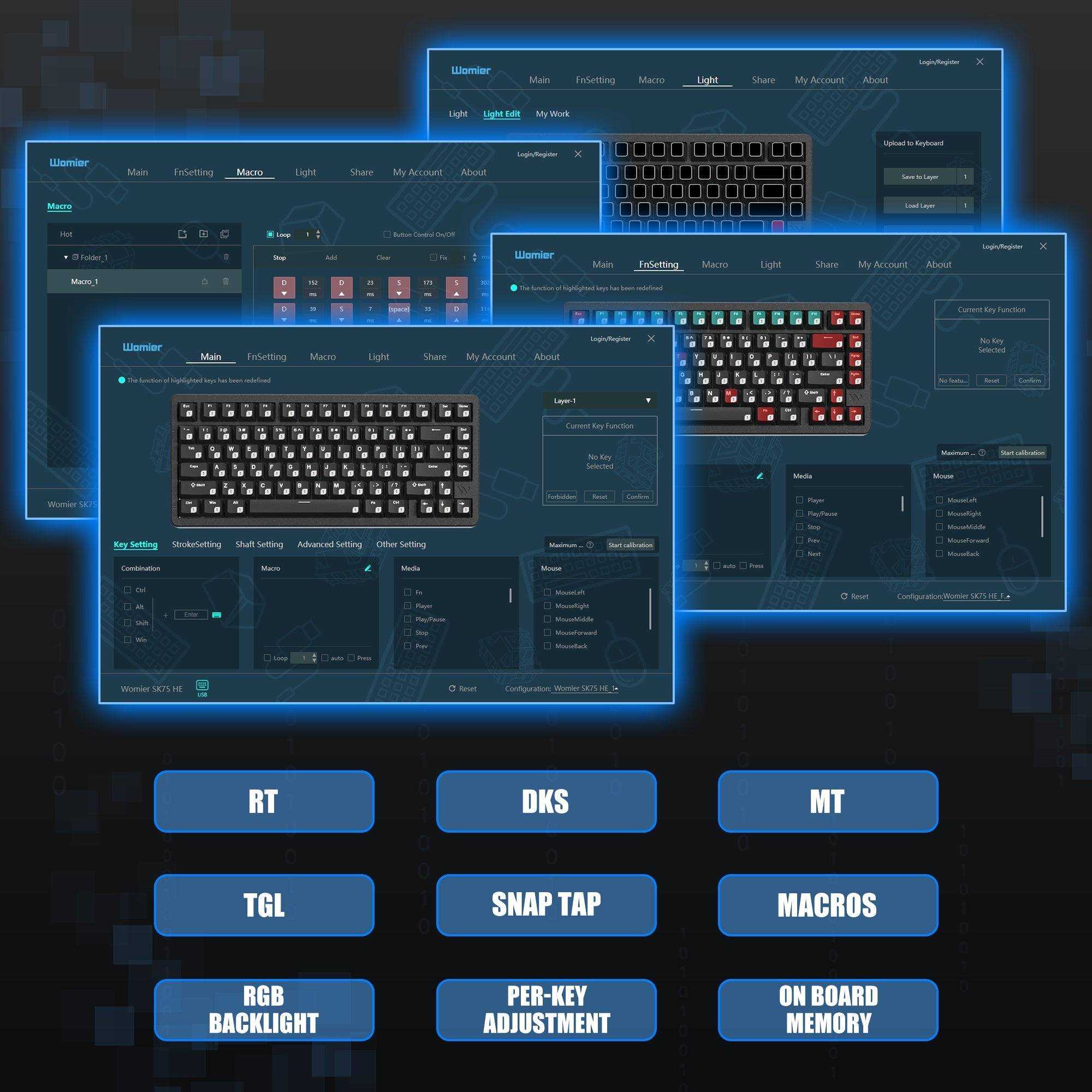 Womier SK75 TMR (ANSI) - InputGear DE