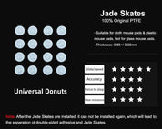 X-Raypad Jade Mouse Skates - Universal Donuts - InputGear DE