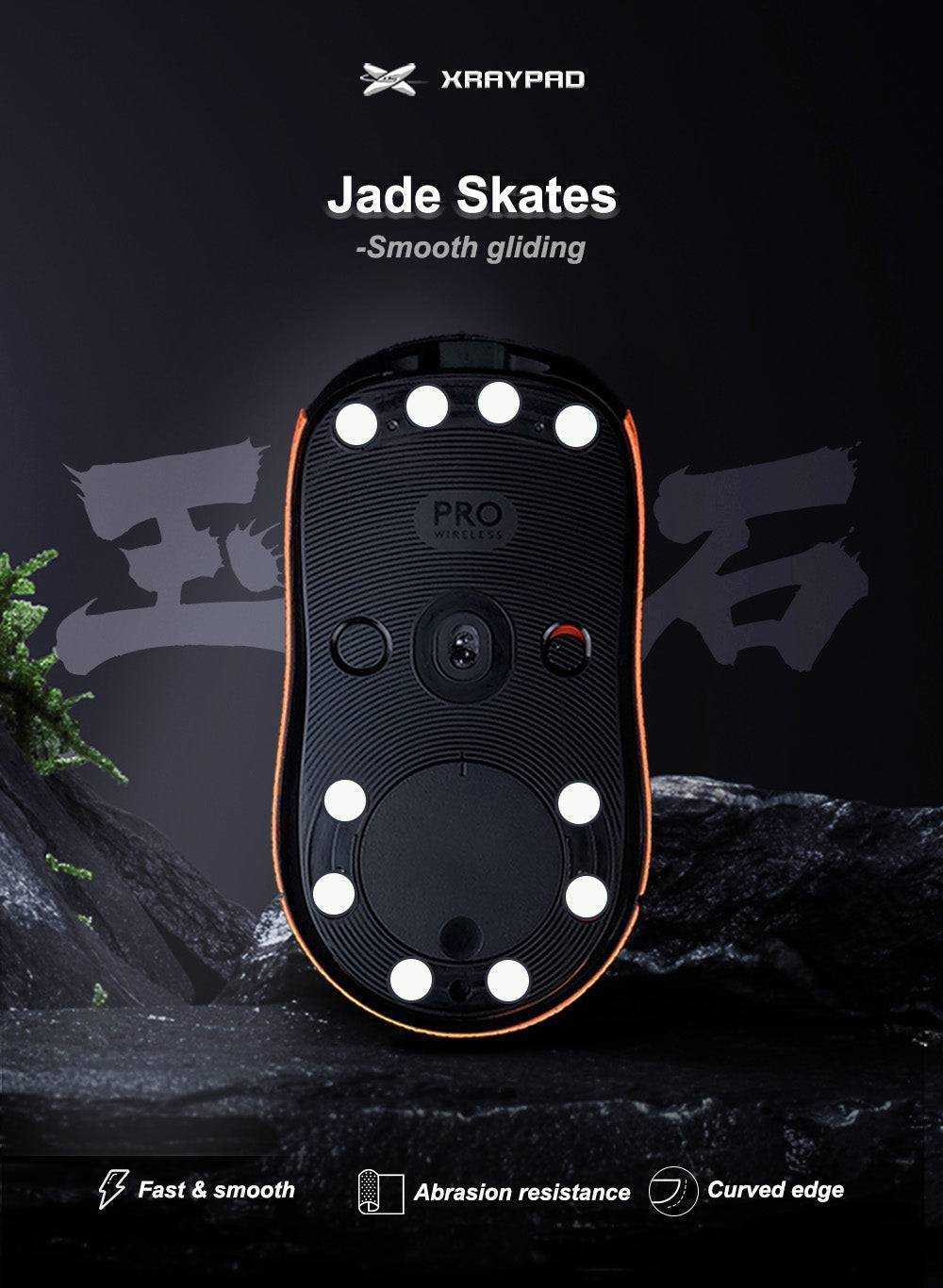 X-Raypad Jade Mouse Skates - Universal Dots - InputGear DE