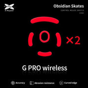 X-Raypad Obsidian Mouse Skates - InputGear DE