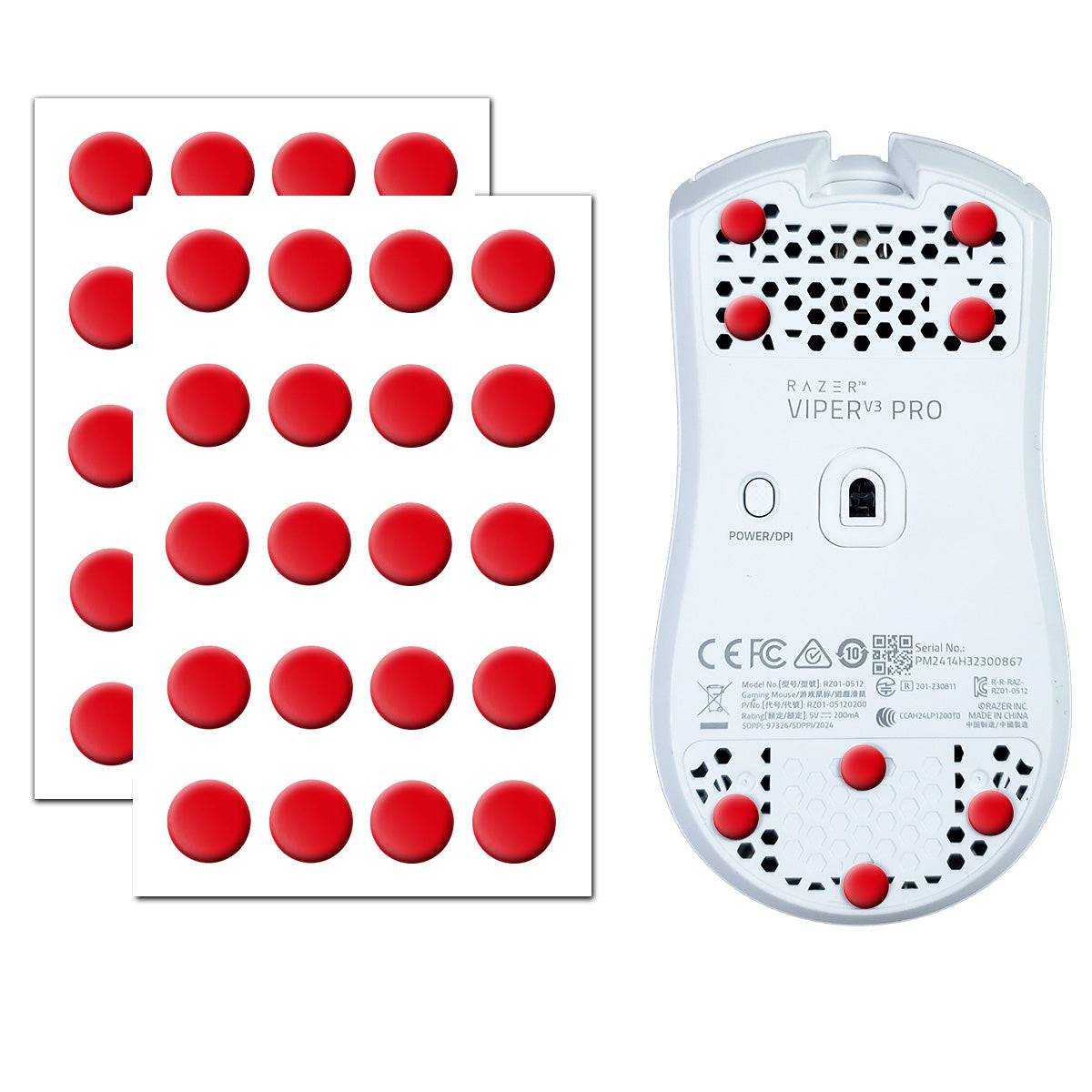 X-Raypad Obsidian Mouse Skates - Universal Dots - InputGear DE